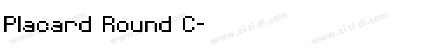 Placard Round C字体转换